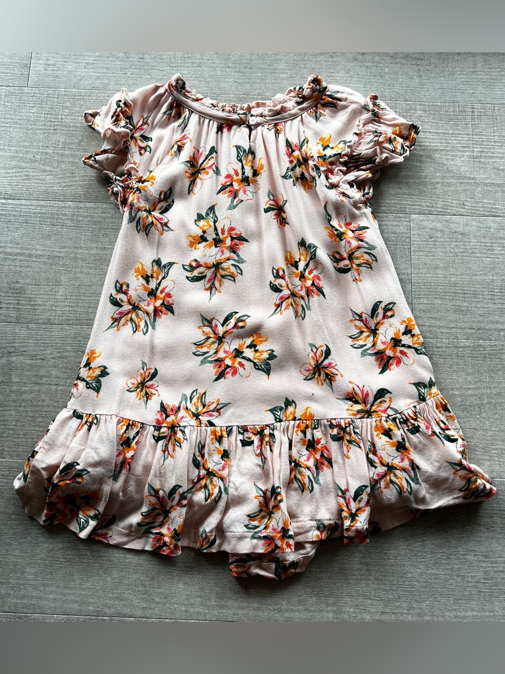Girls MANGO floral dress